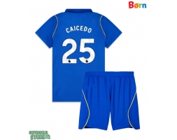 Chelsea Moises Caicedo #25 Replika Babytøj Hjemmebanesæt Børn 2026-27 Kortærmet (+ Korte bukser)